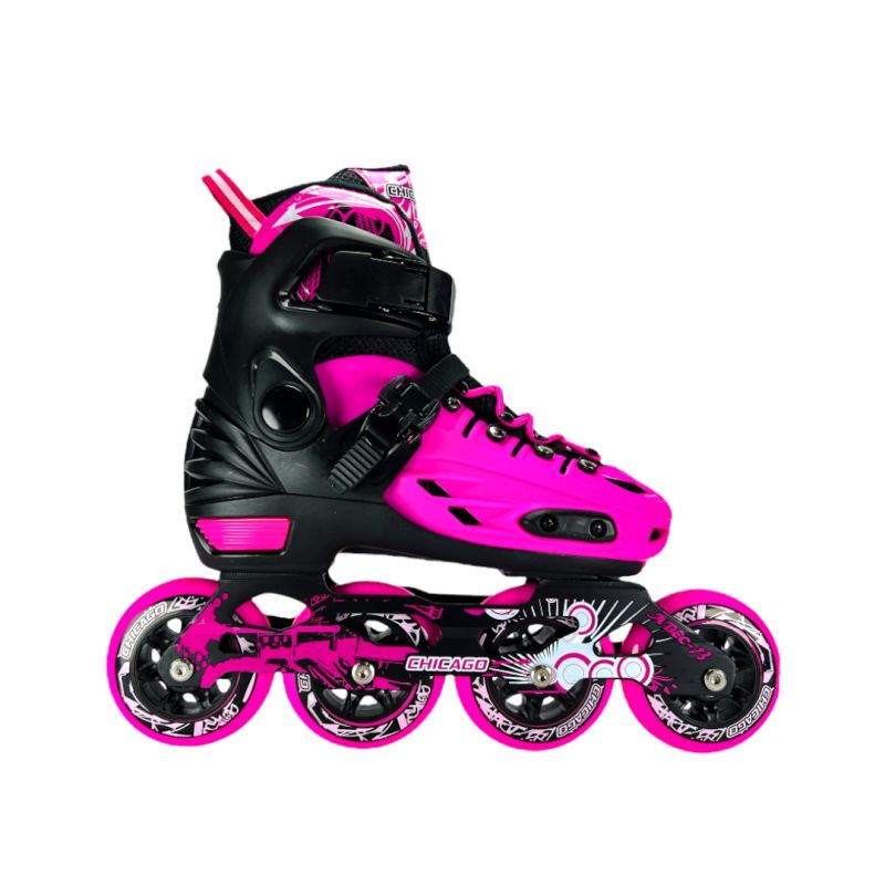 Comprar Patines Linea Kit Chicago Magic Fucsia en Electroshopy - Ángulo 2